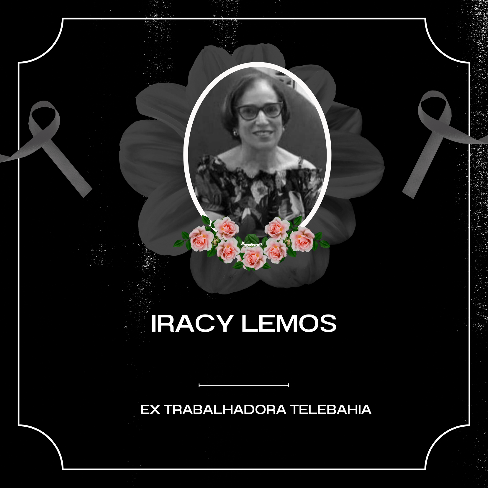 Nota de pesar – Iracy Lemos – Telebahia 
